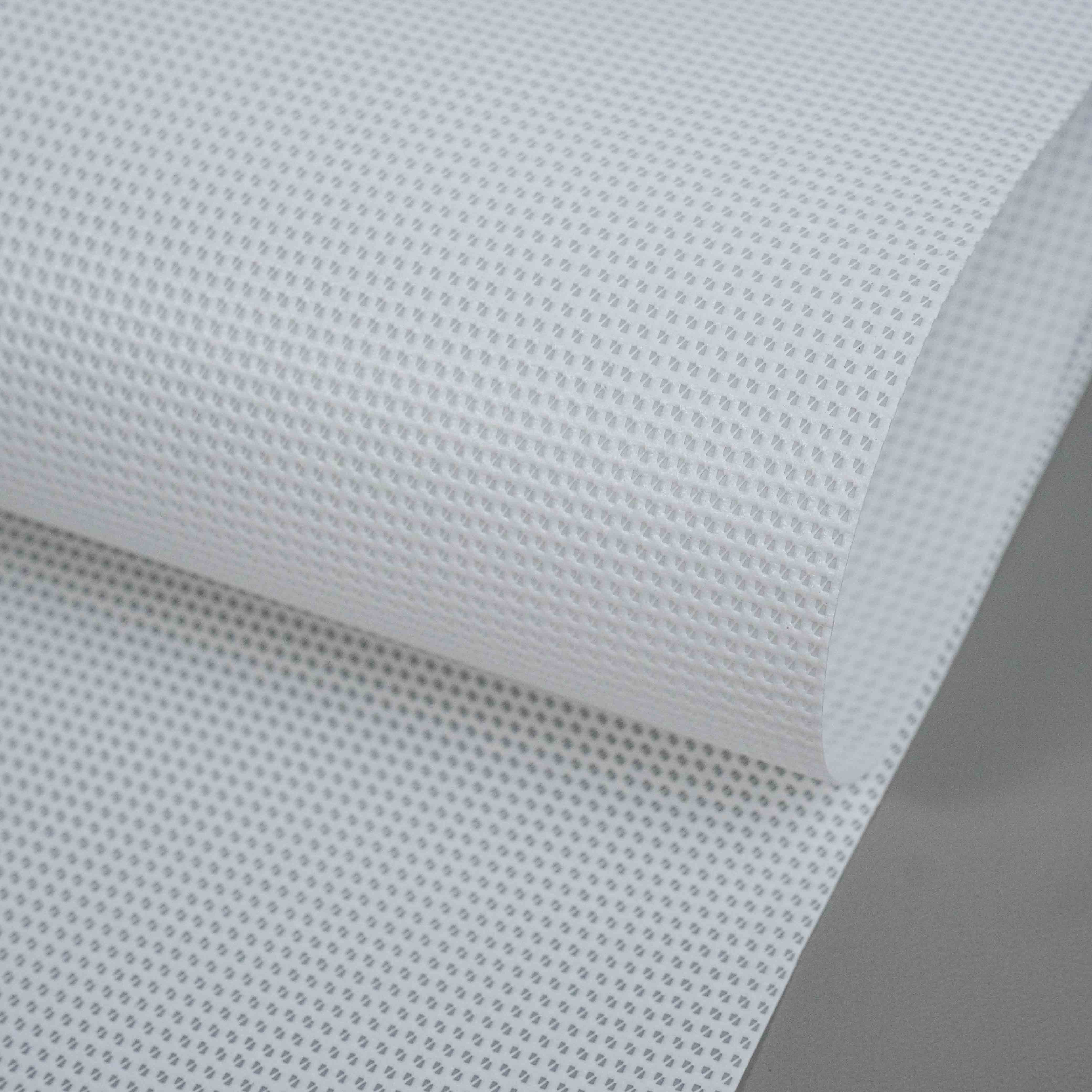 PVC Coated Backing Liner Fabric Mesh For Printing
